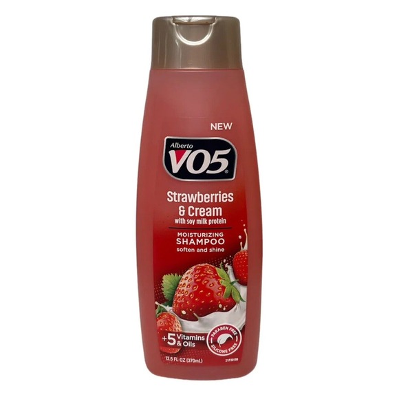 Alberto VO5 STRAWBERRIES & CREAM 3 Conditioner and 1 Shampoo 12.5 oz Each - Picture 3 of 3